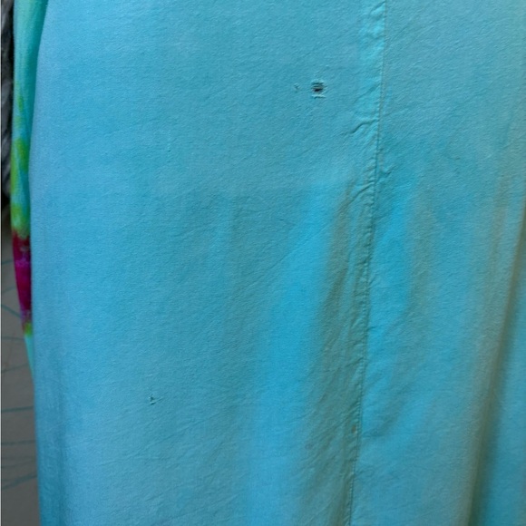 Green and Pink Floral Sarong Swim Cover-Up - Picture 12 of 13